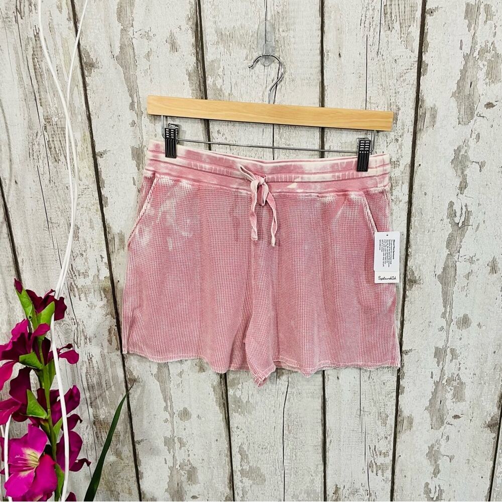 Splendid - NWT Mineral Wash Waffle Knit Shorts - Picture 4 of 8
